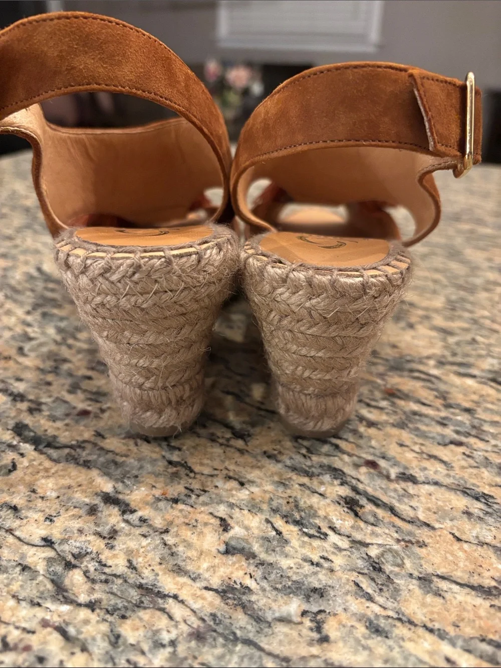 kanna Made in Spain Suede Tassel Espadrille Wedge Sandals | EU 38 | US 7.5
